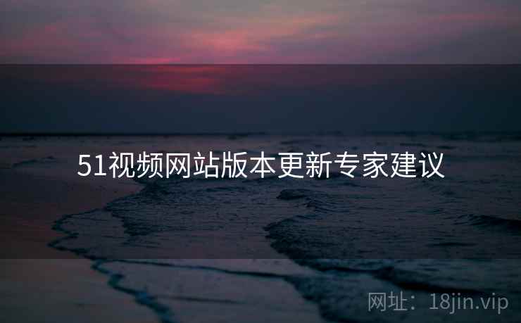 51视频网站版本更新专家建议