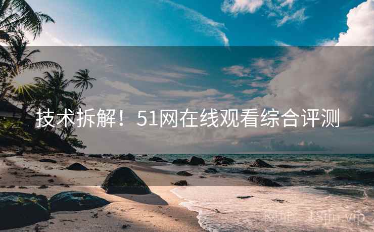 技术拆解！51网在线观看综合评测